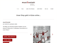 Tablet Screenshot of musikontakt.ch